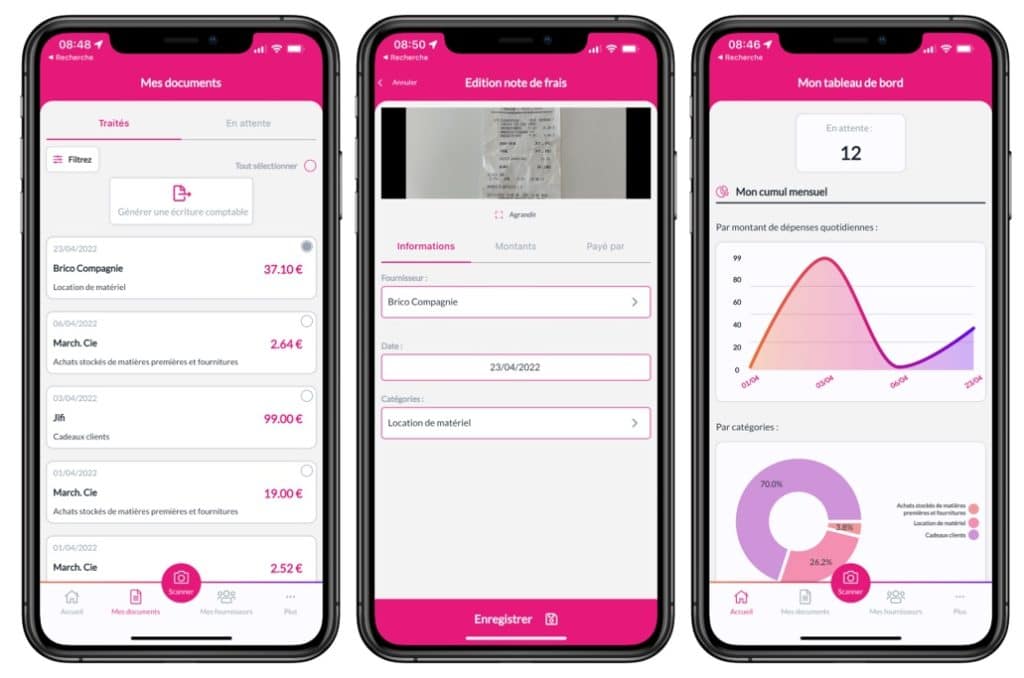 Macompta.fr lance une application novatrice Note de frais