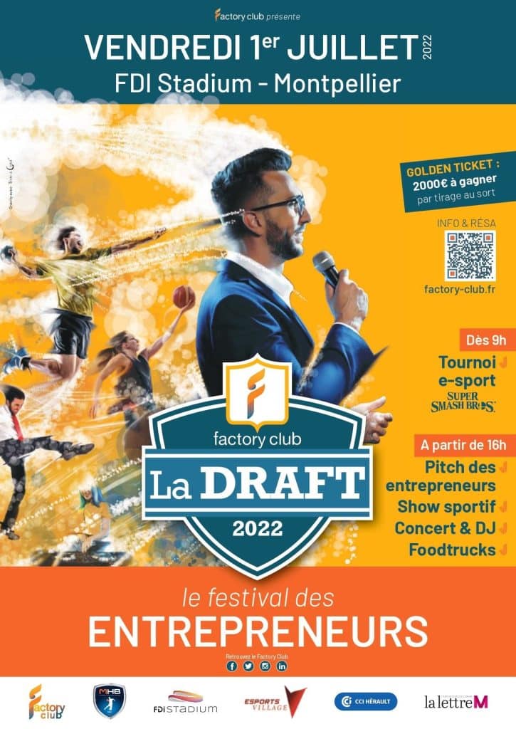Première édition de La Draft : le festival des entrepreneurs par Factory Club.