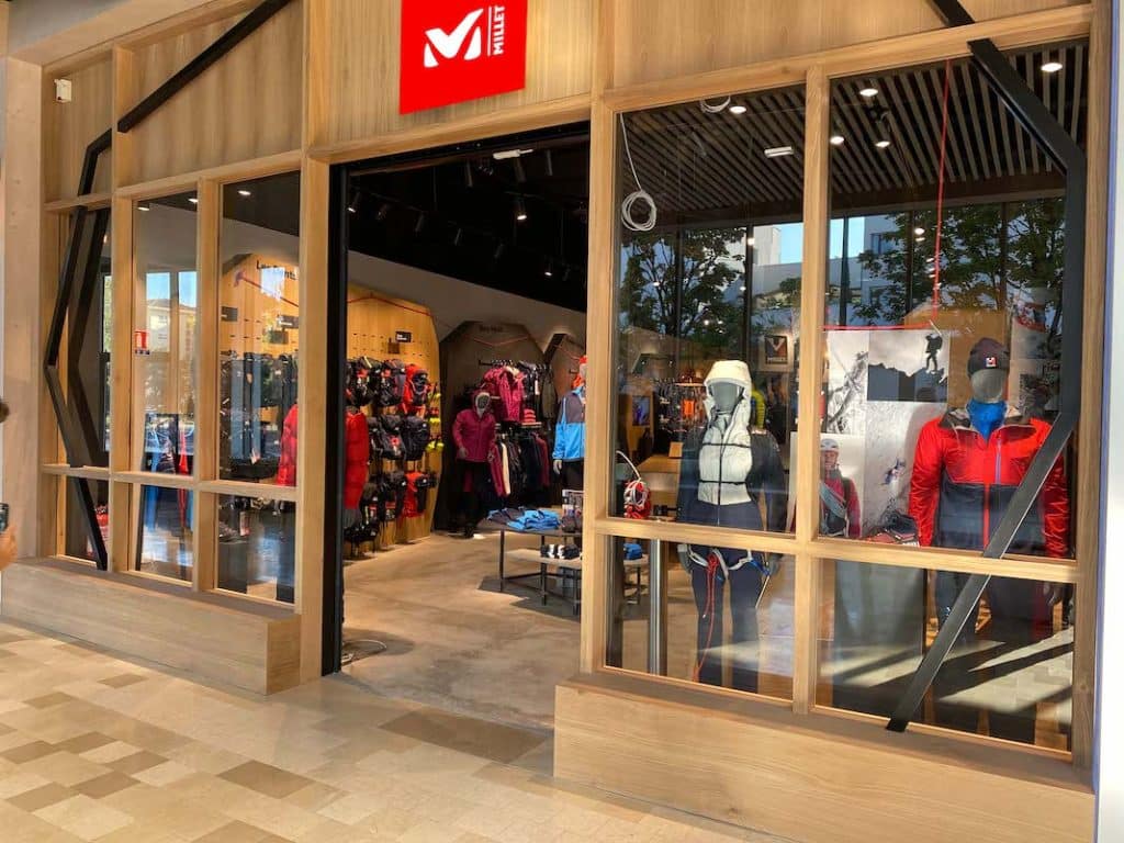 Millet ouvre une boutique à Annecy