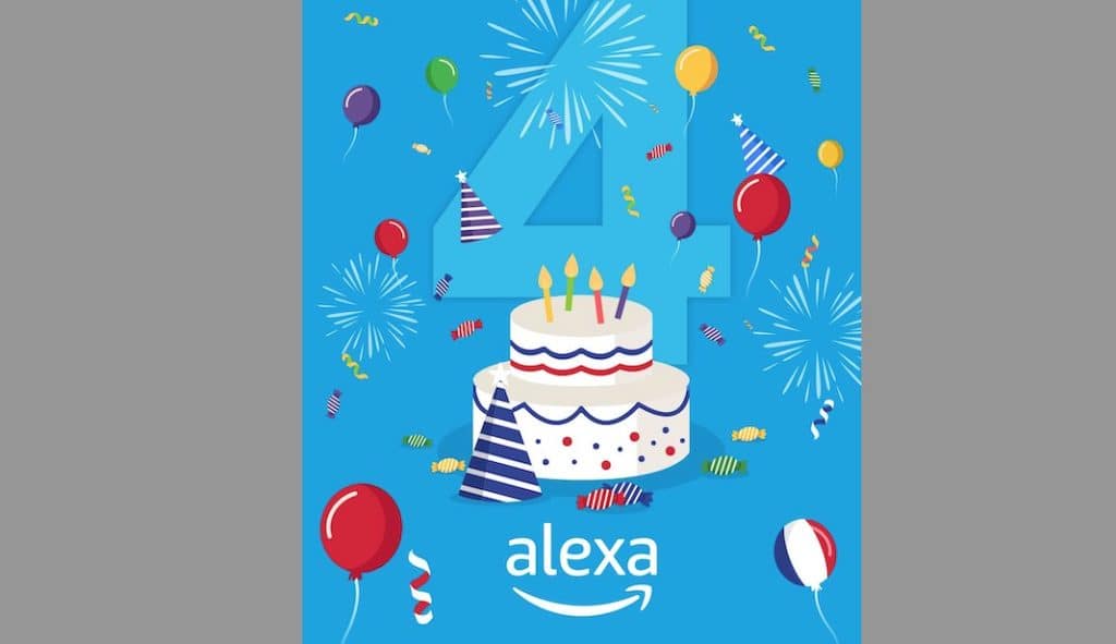 Alexa, l’assistant vocal d’Amazon souffle ses 4 bougies
