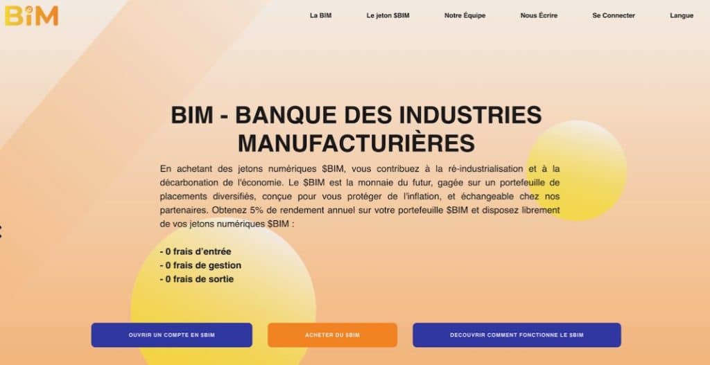 BIM, la crypto-monnaie au service de l’économie réelle arrive enfin !