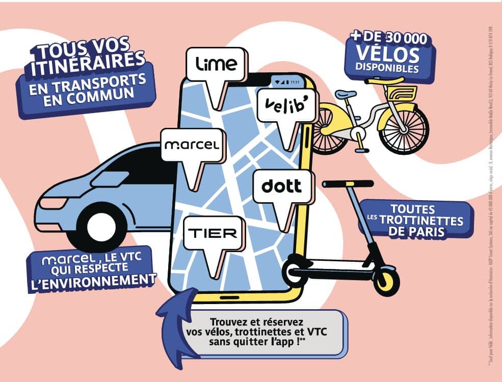 Bonjour RATP intègre Dott et Lime dans son application