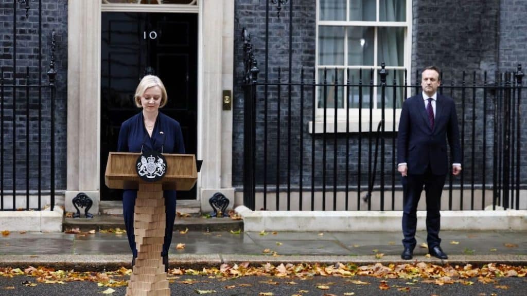 Démission de Liz truss, 44 jours et puis s’en va