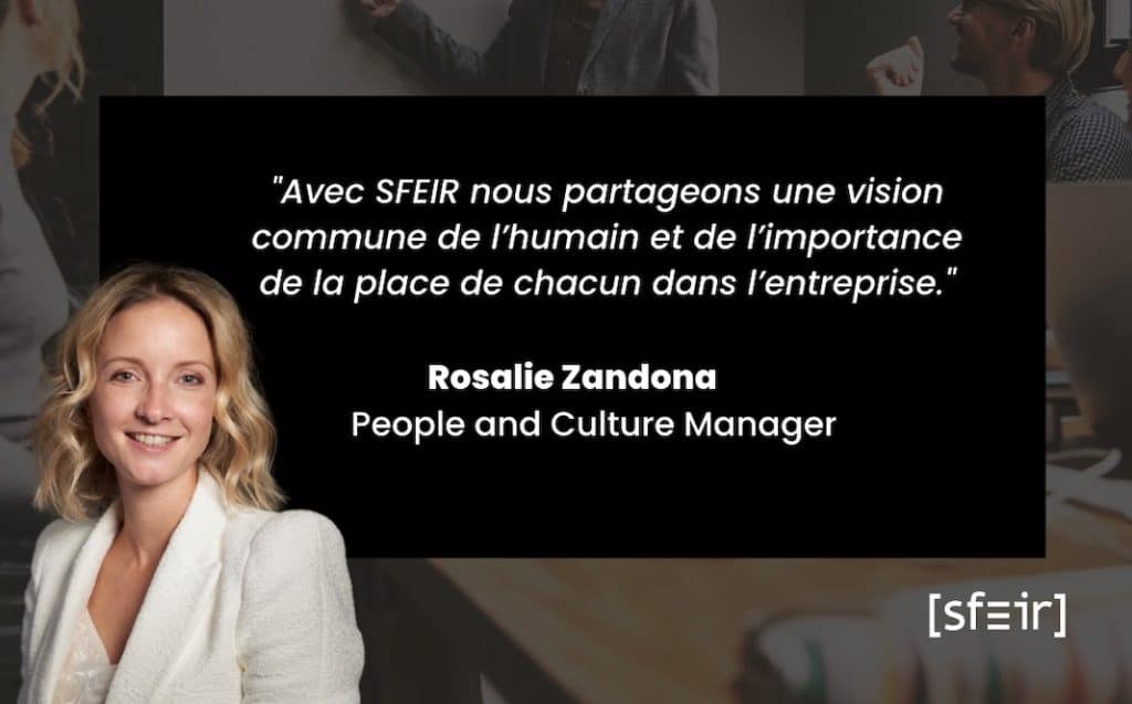 Rosalie Zandona, nommée People and Culture Manager chez SFEIR