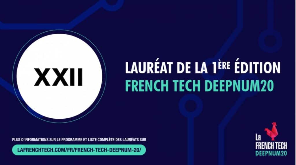 XXII est lauréat du Programme French Tech