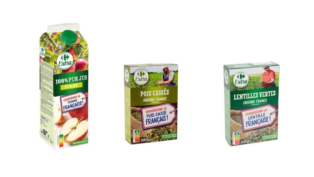 Carrefour lance une nouvelle gamme de produits français