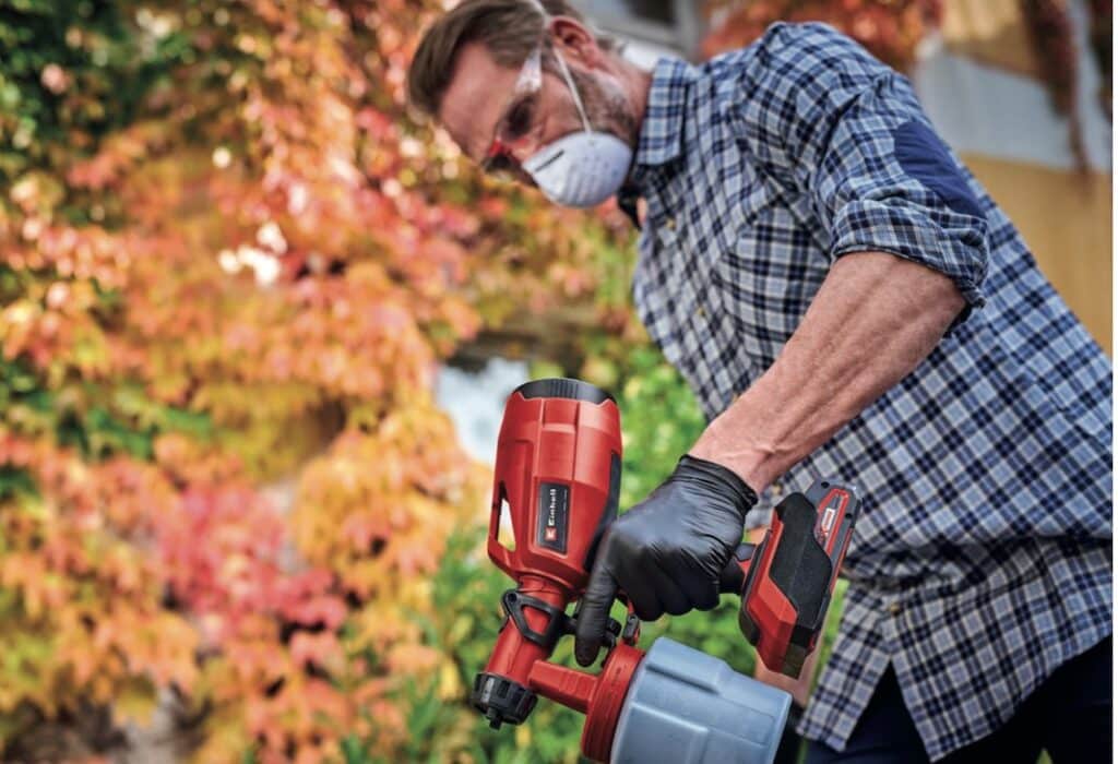 Einhell, nouvelle station de peinture sans fil