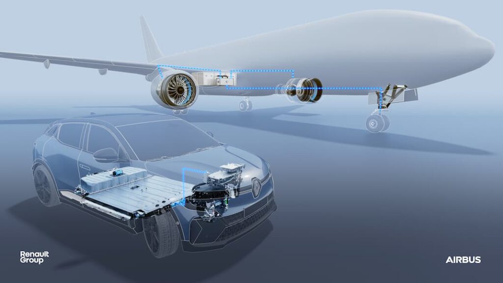 Airbus et Renault Group font avancer la recherche sur l’électrification
