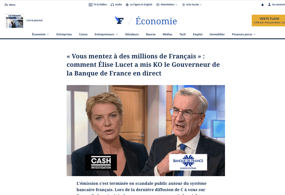 Élise Lucet et Le Figaro au cœur d’une arnaque virale