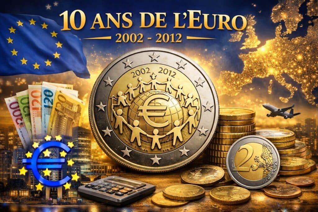 La pièce de 2 euros des 10 ans de l’euro