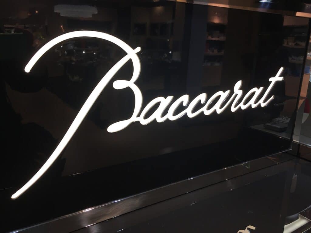 Les ambitions mondiales de Baccarat
